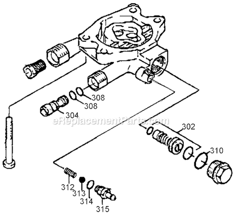 Page C Diagram and Parts List for W1217 Type 0 DeVilbiss Pressure Washer