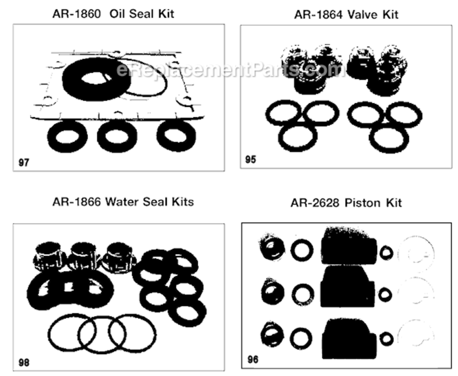 Page D Diagram and Parts List for WG1530 Type 0 DeVilbiss Pressure Washer