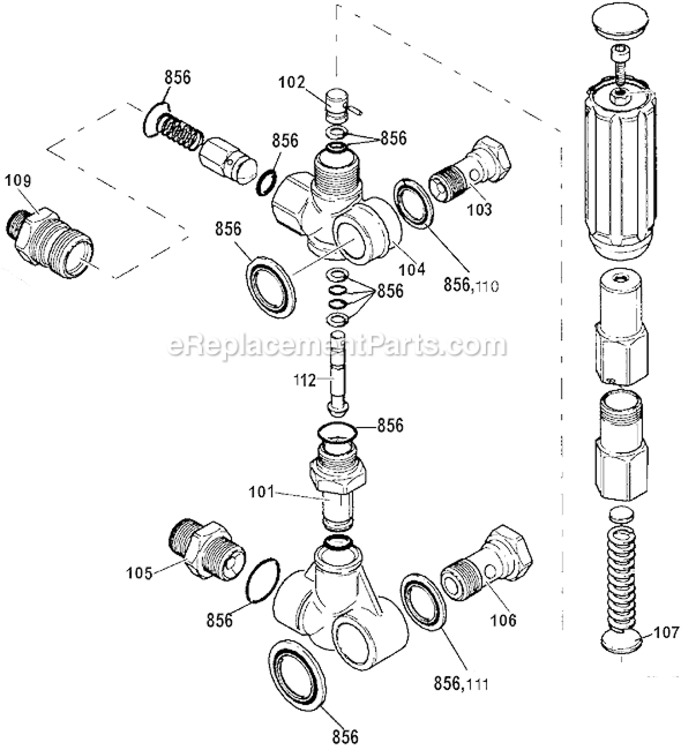 Page B Diagram and Parts List for WGC3241 Type 0 DeVilbiss Pressure Washer