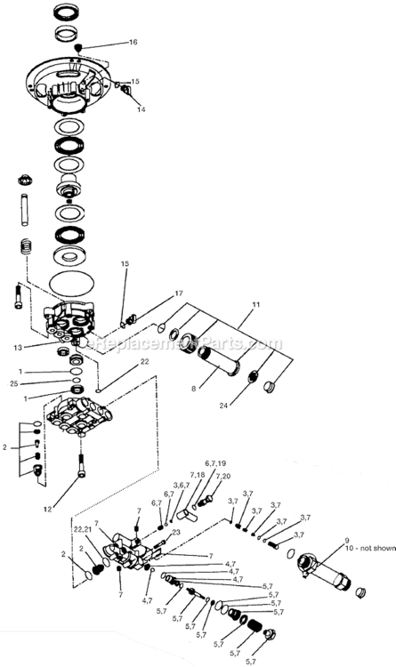Page A Diagram and Parts List for WGV1518 Type 0 DeVilbiss Pressure Washer