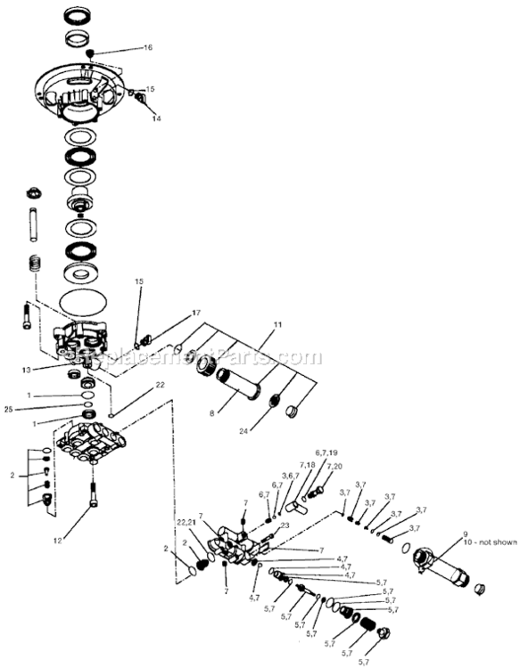 Page A Diagram and Parts List for WGV1521 Type 0 DeVilbiss Pressure Washer