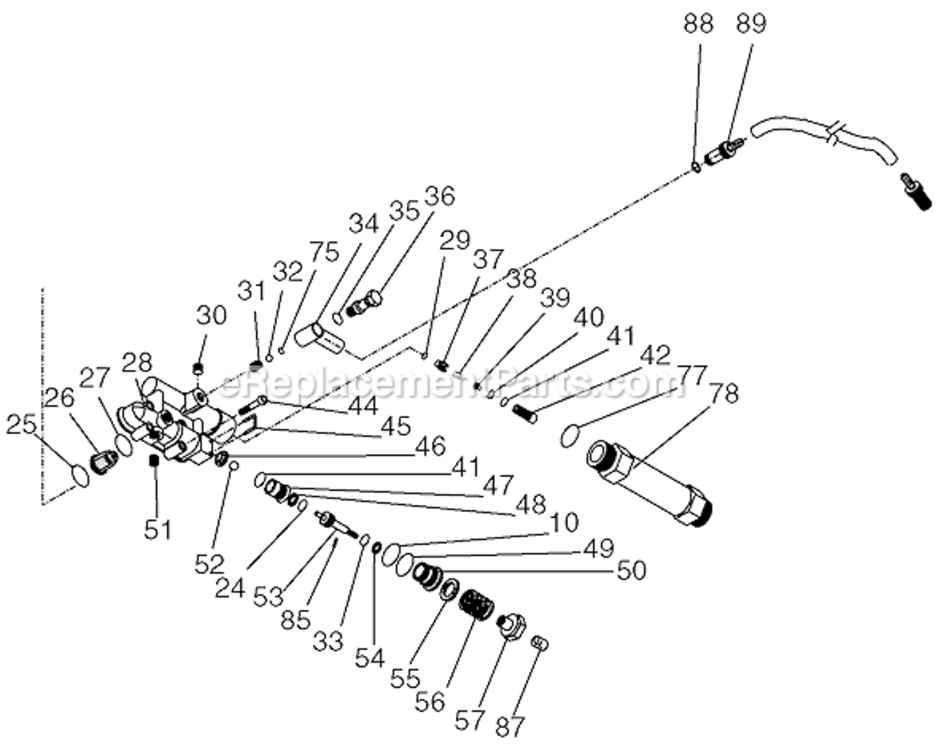 Page B Diagram and Parts List for WGV1721 Type 2 DeVilbiss Pressure Washer