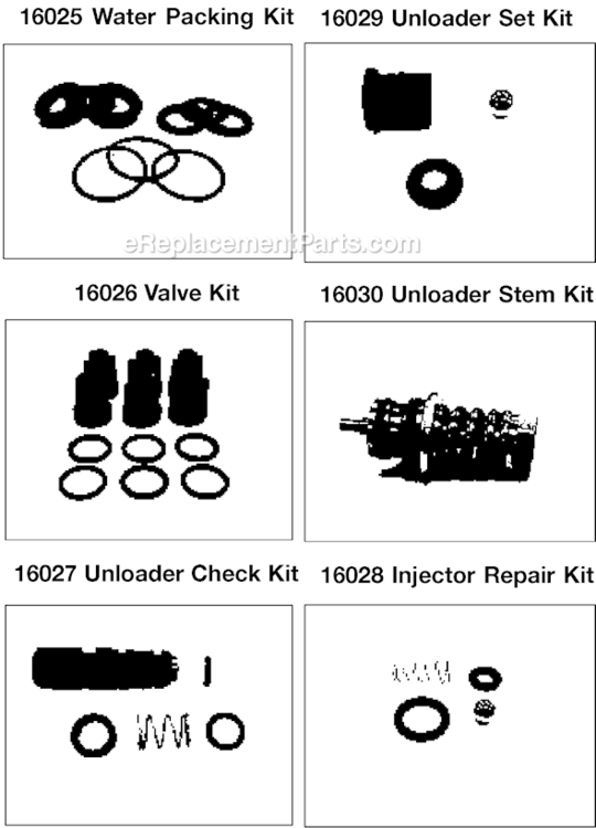 Page C Diagram and Parts List for WGV2020 Type 0 DeVilbiss Pressure Washer