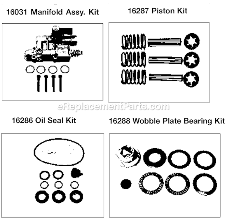 Page C Diagram and Parts List for WGV2020 Type 1 DeVilbiss Pressure Washer
