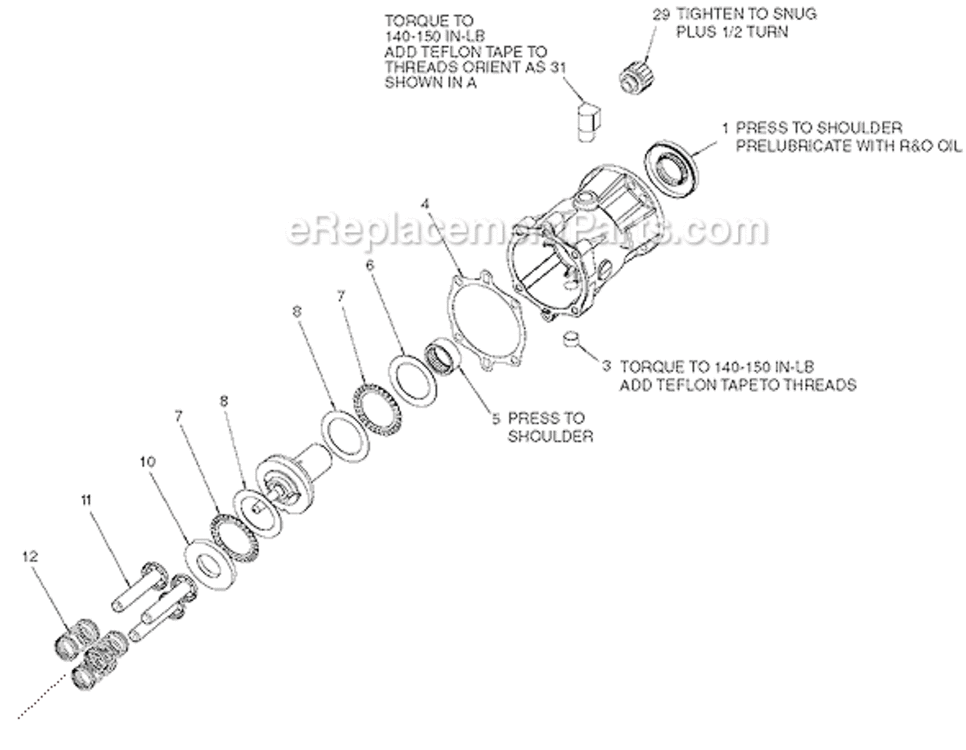 Page A Diagram and Parts List for WGV2424 Type 3 DeVilbiss Pressure Washer