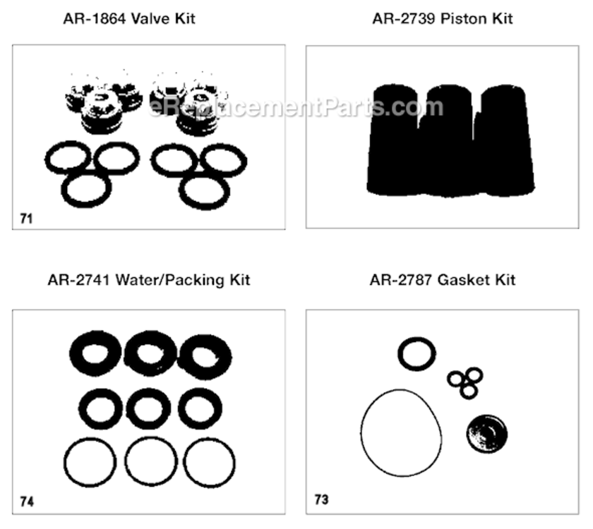 Page C Diagram and Parts List for WHAB2627 Type 1 DeVilbiss Pressure Washer