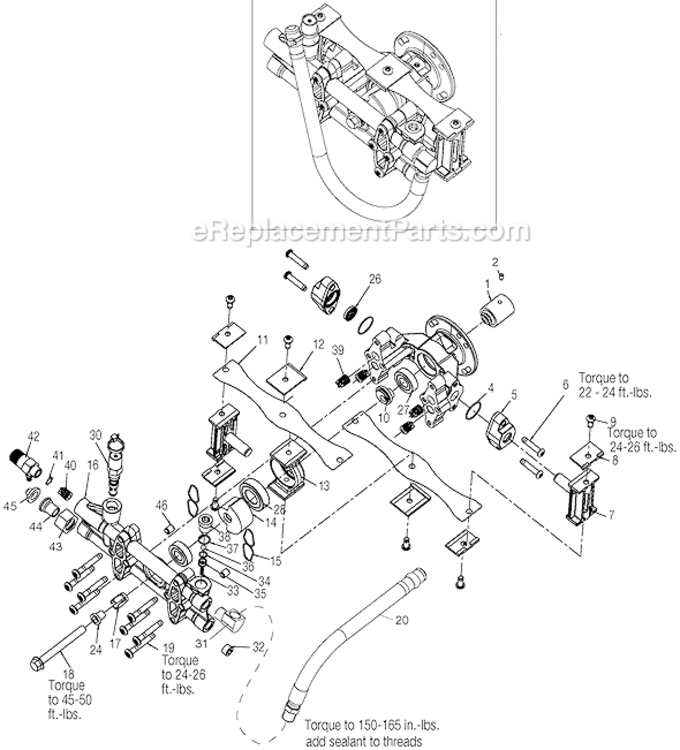 Page A Diagram and Parts List for WVR2020 Type 2 DeVilbiss Pressure Washer