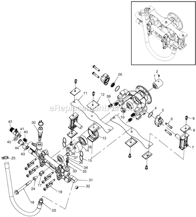 Page A Diagram and Parts List for WVRB2320-WK Type 0 DeVilbiss Pressure Washer