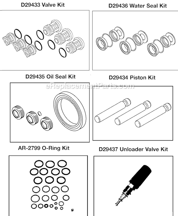 Page B Diagram and Parts List for XR2750 Type 1 DeVilbiss Pressure Washer