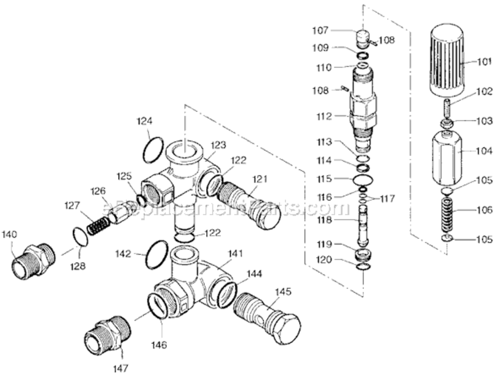 Page A Diagram and Parts List for ZR2700 Type 0 DeVilbiss Pressure Washer
