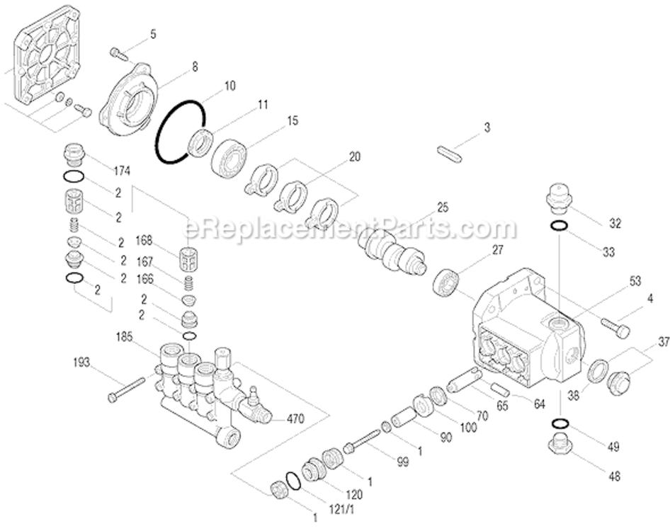 Page A Diagram and Parts List for ZR2800 Type 0 DeVilbiss Pressure Washer