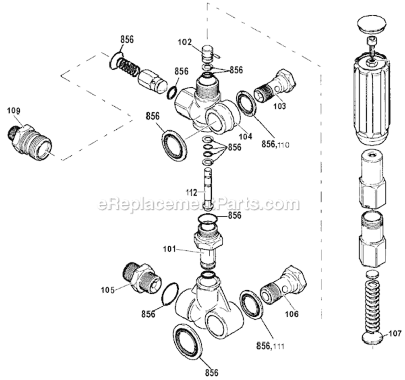 Page B Diagram and Parts List for ZR3200 Type 0 DeVilbiss Pressure Washer