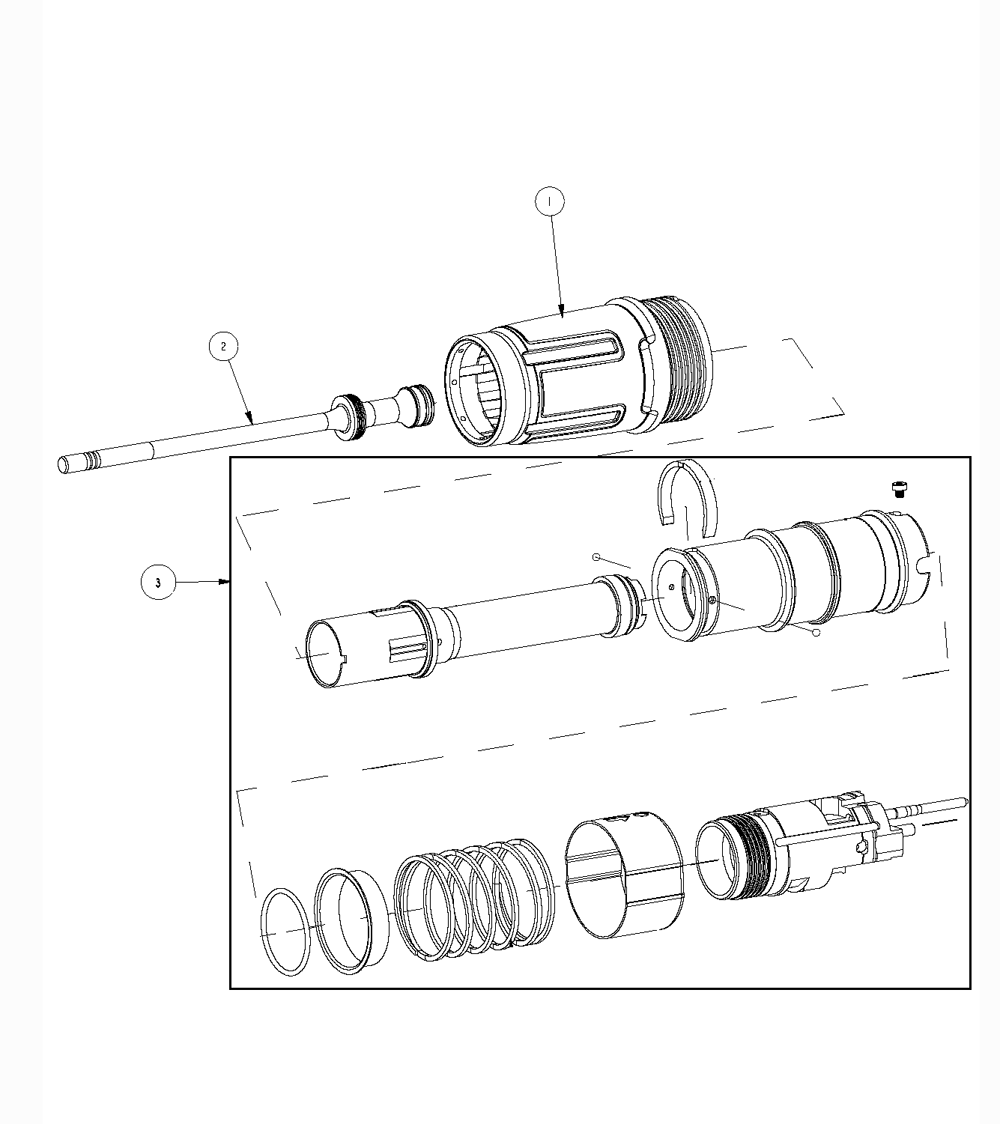 Fig-2 Diagram and Parts List for DFD270SK Type-0 DeWALT Dust Collector