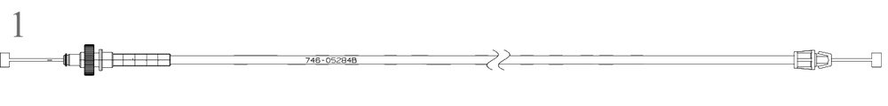 Cable Diagram and Parts List for DCMWSP244 (18AEU2C2738)(2023) DeWALT Lawn Mower