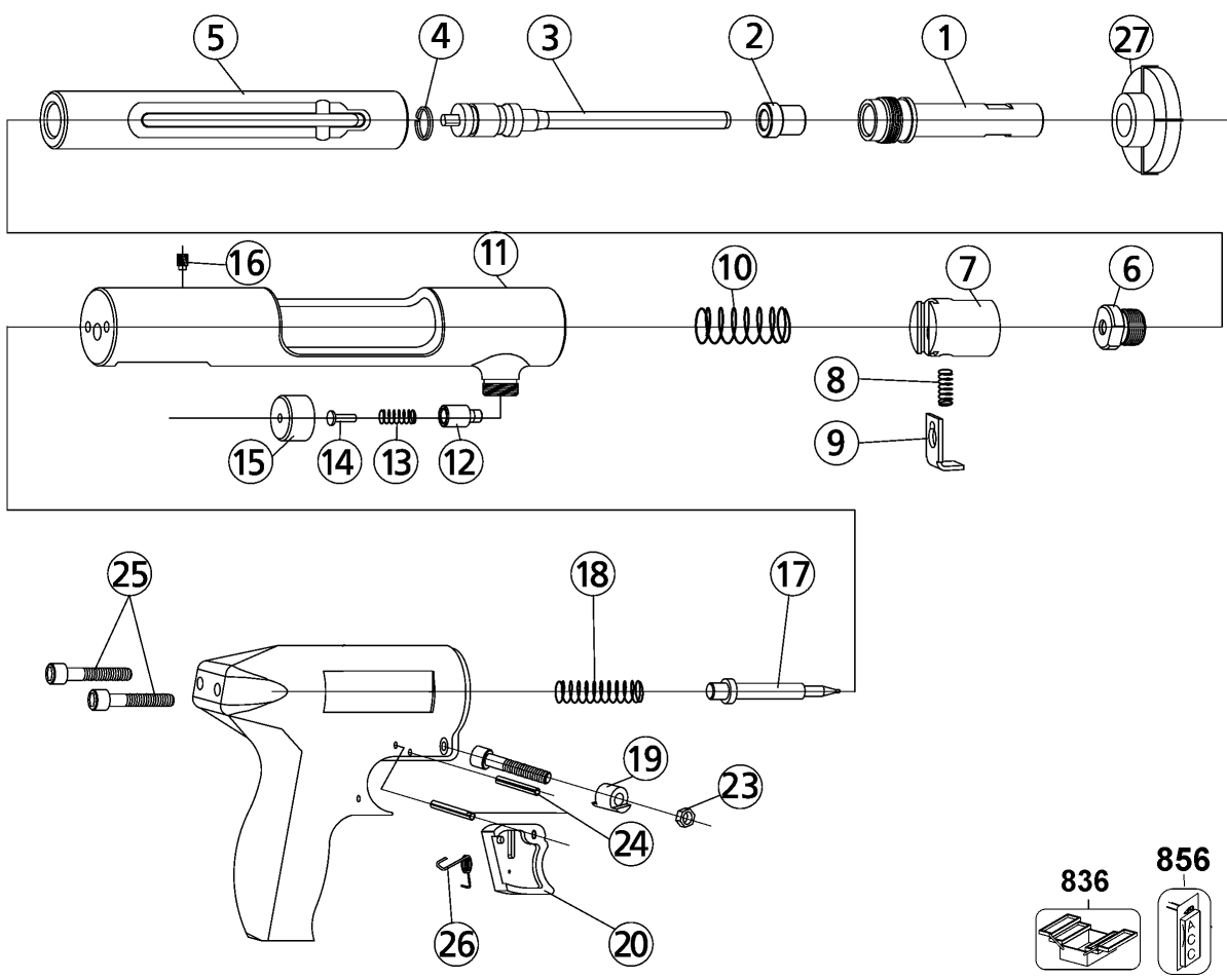 Default Diagram and Parts List for DDF211022P Type 0 DeWALT Miscellaneous
