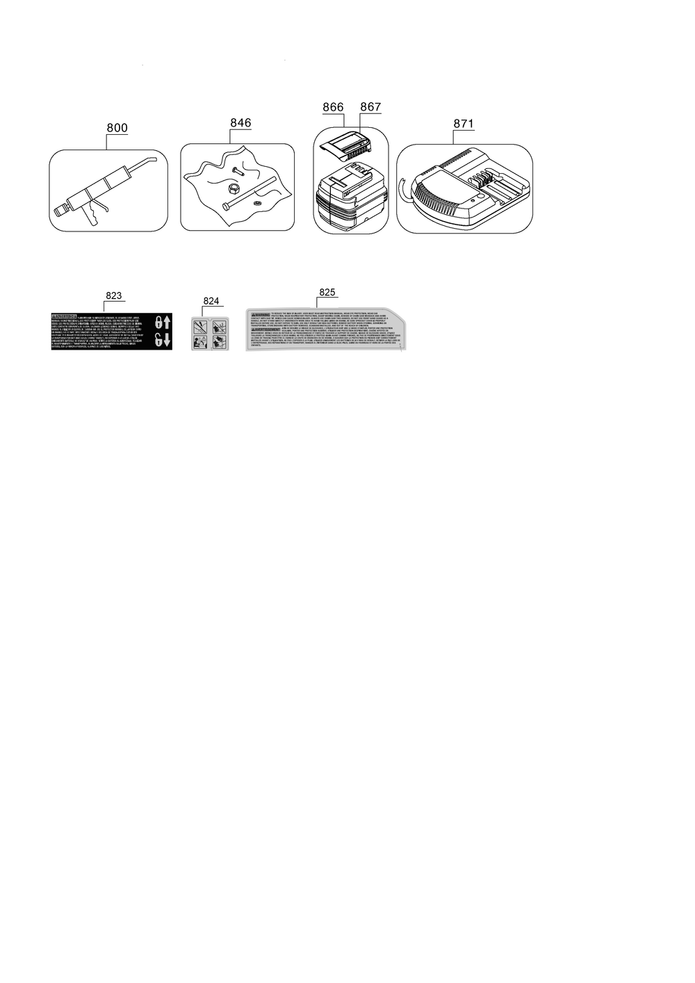 Exploded Diagram B Diagram and Parts List for DCCS677B Type 1 DeWALT Chainsaw