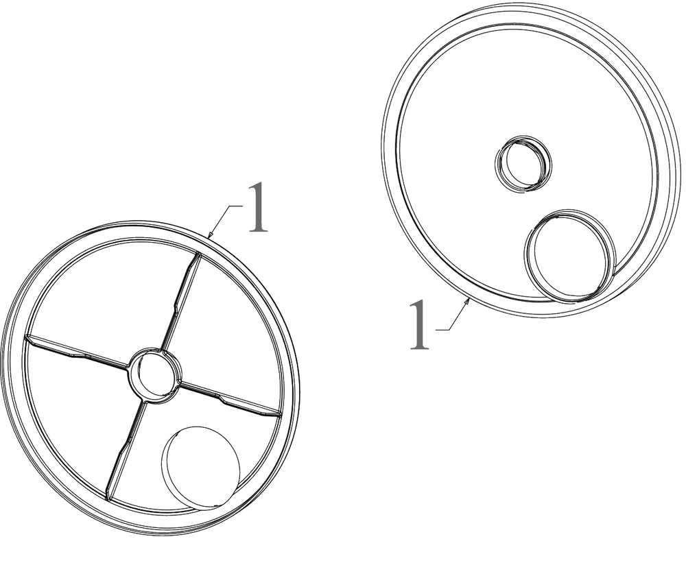 Wheel Dust Cover 8-Inch Diagram and Parts List for DCMWSP244 (18AEU2C2738)(2023) DeWALT Lawn Mower