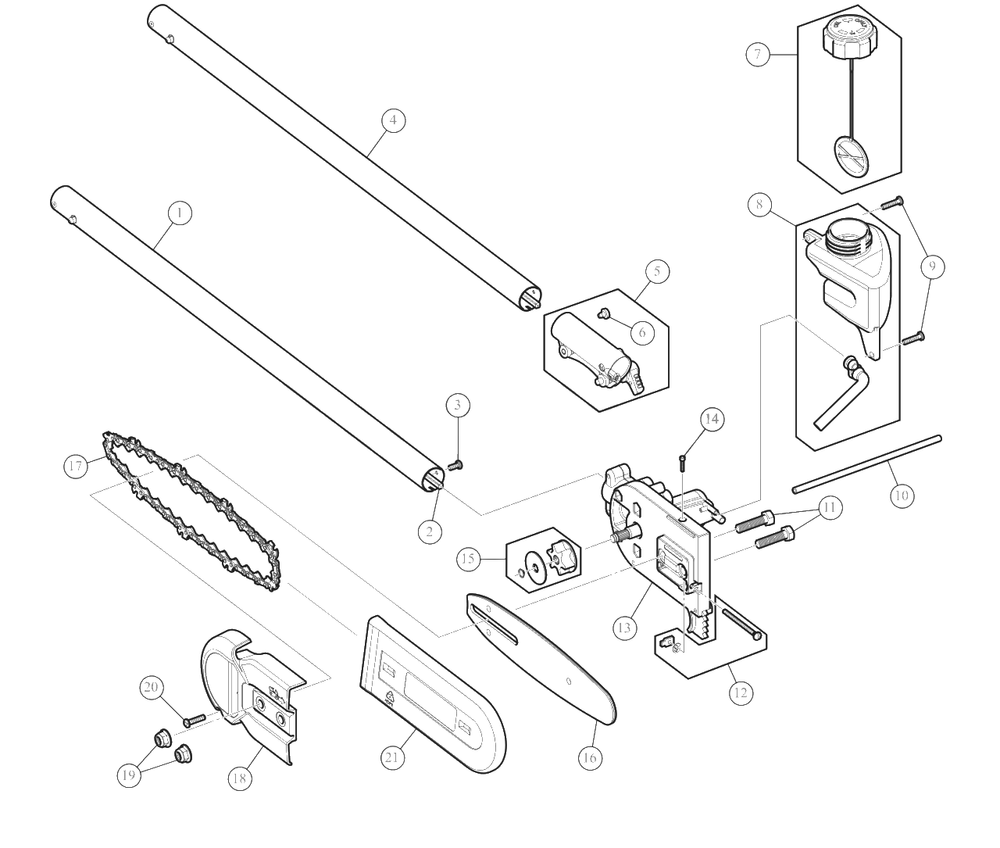 General Assembly Diagram and Parts List for DWOAS6PS 41AJS6PS938 DeWALT Trimmer
