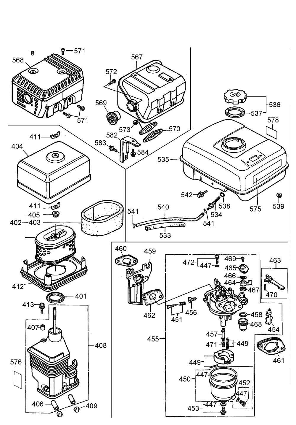 Fig-0 Diagram and Parts List for DP2800A-T2  DeWALT Pressure Washer