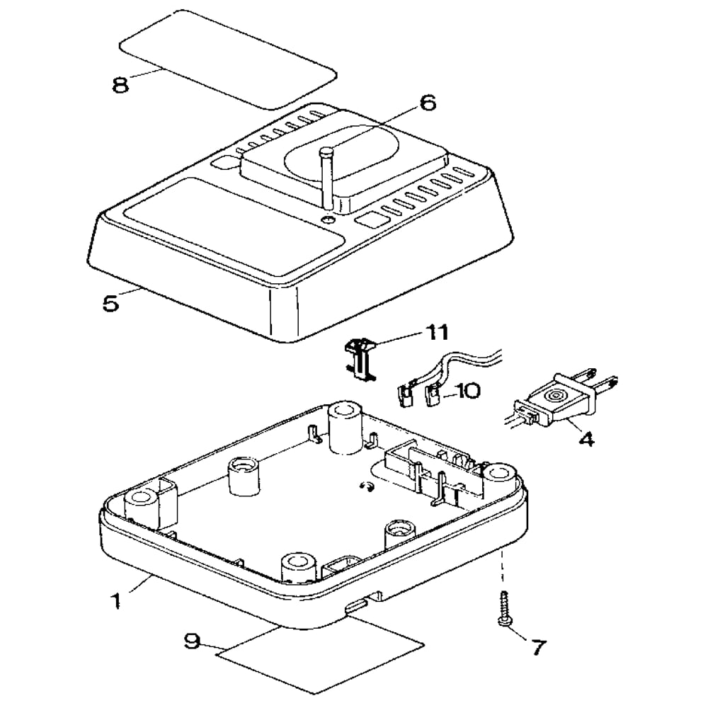 Unit Parts Diagram and Parts List for DW9104  DeWALT Charger
