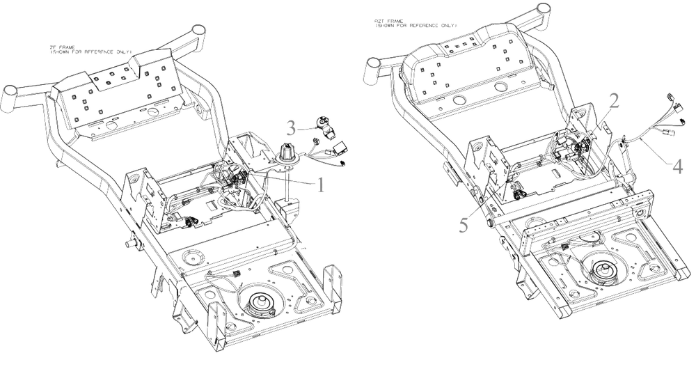 Electrical Diagram and Parts List for DXGZ148P (47AHBCA6038)(2022) DeWALT Lawn Tractor