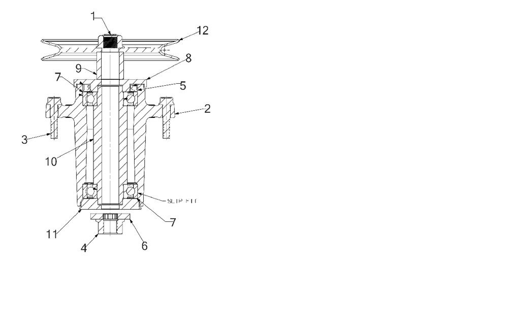 Spindle Diagram and Parts List for DXGZ160P (47AHBCA8038)(2021) DeWALT Lawn Tractor