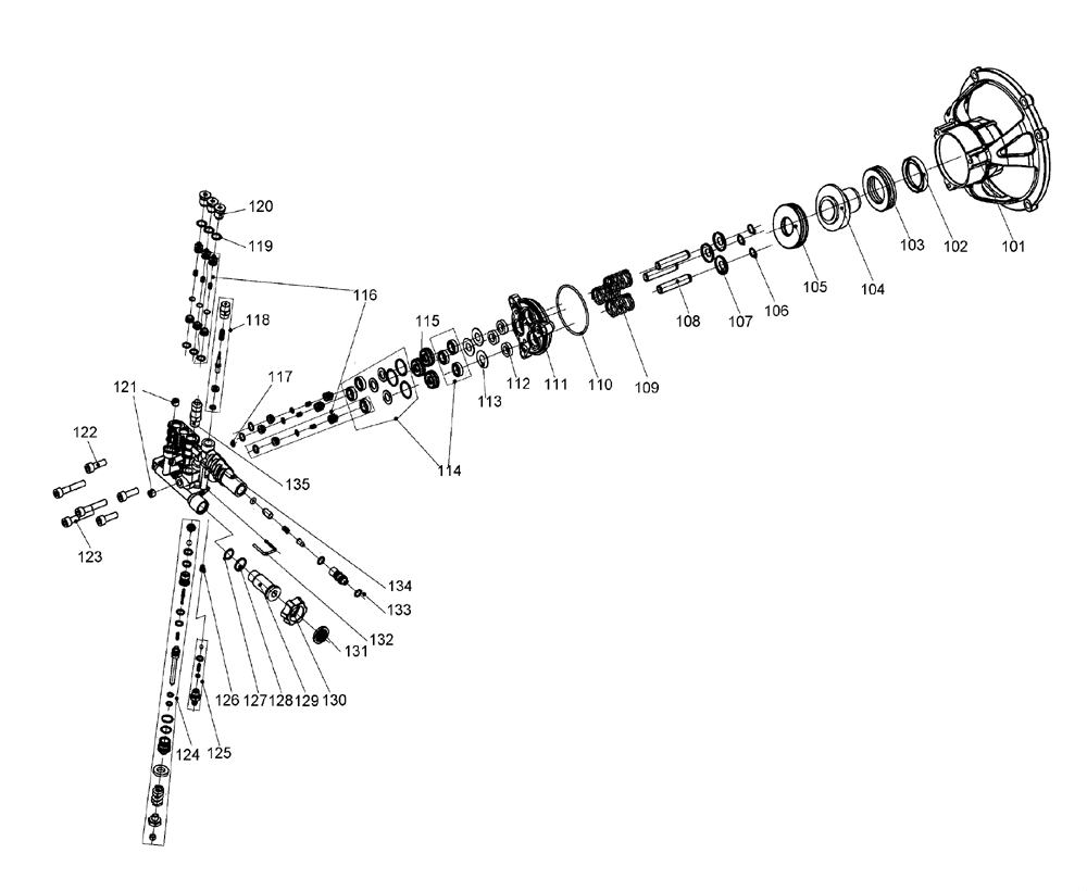 Fig-1 Diagram and Parts List for BDG2600-B3 SN389386 DeWALT Pressure Washer