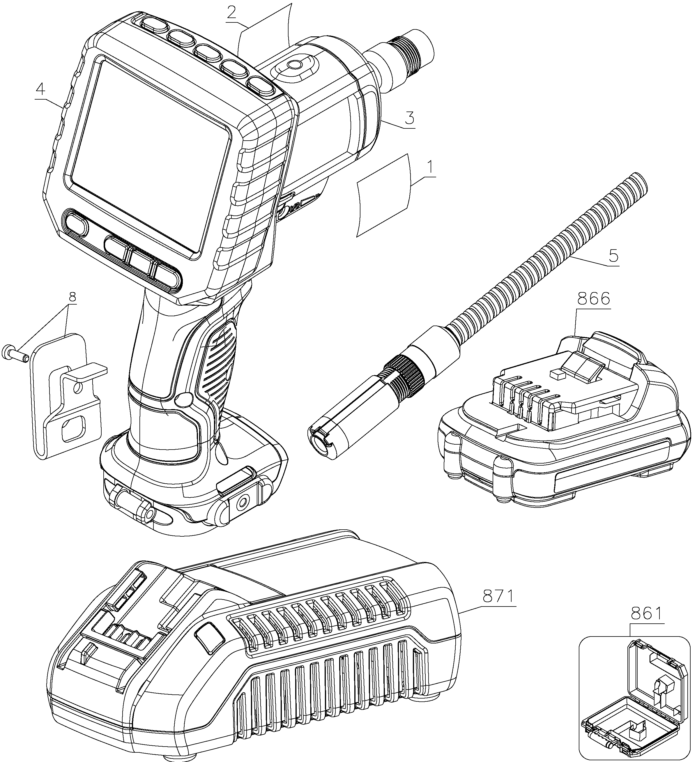 Default Diagram and Parts List for DCT412S1 Type 1 DeWALT Miscellaneous