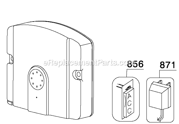 Page A Diagram and Parts List for DS500 Type 1 DeWALT Tool Stand & Cart