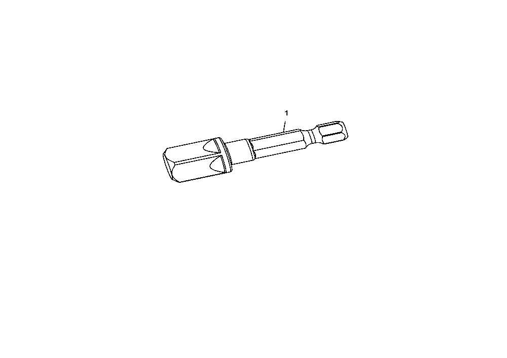 Section 1 Diagram and Parts List for DWAPXPIR Type 1 DeWALT Miscellaneous