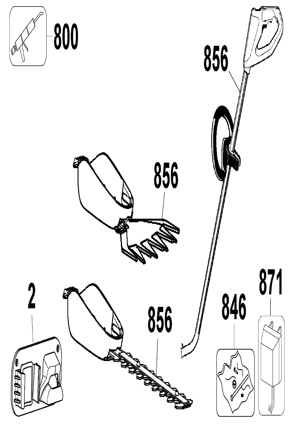 Fig-0 Diagram and Parts List for DS700 Type-1 DeWALT Chop Saw