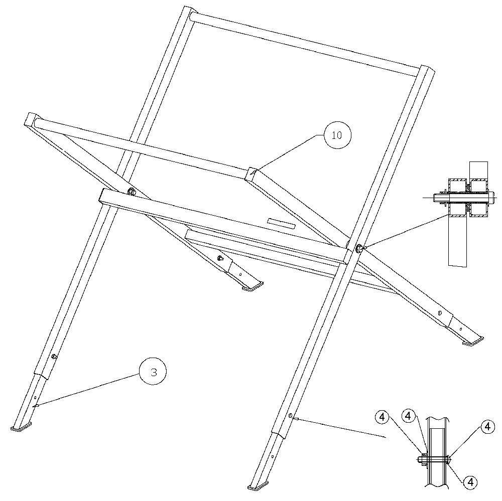 Exploded Diagram A Diagram and Parts List for D24001 Type 10 DeWALT Tile Saw