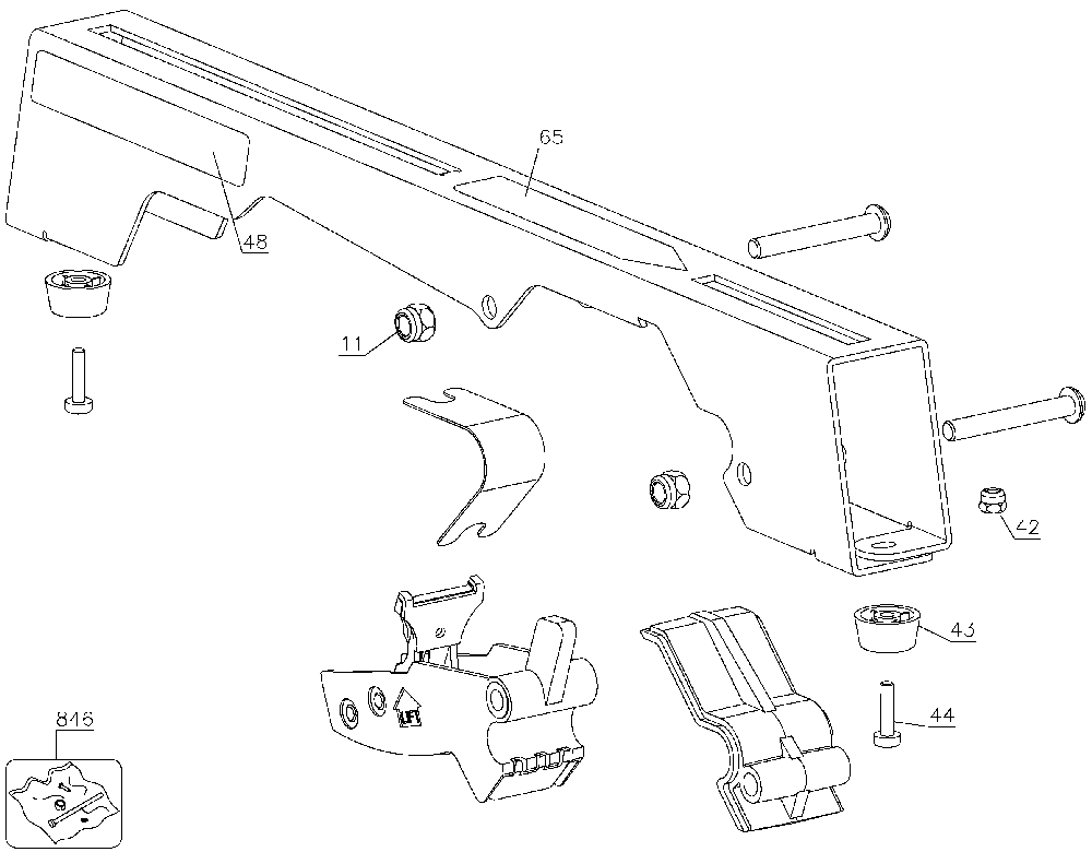 Page A Diagram and Parts List for DW7231 Type 2 DeWALT Miter Saw