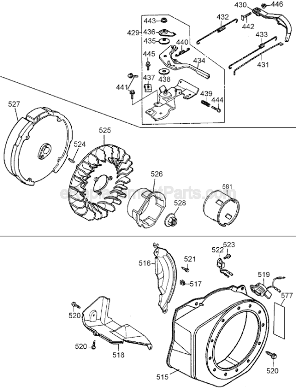 Page D Diagram and Parts List for D55273 Type 1 DeWALT Compressor