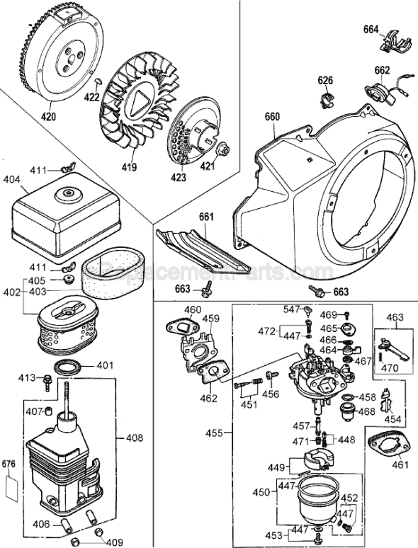 Page C Diagram and Parts List for D55275 Type 3 DeWALT Compressor