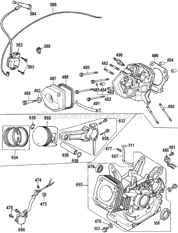Page D Diagram and Parts List for D55275 Type 3 DeWALT Compressor