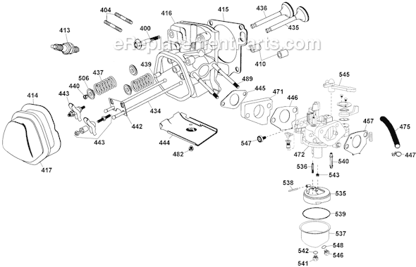 Page E Diagram and Parts List for D55684 Type 1 DeWALT Compressor