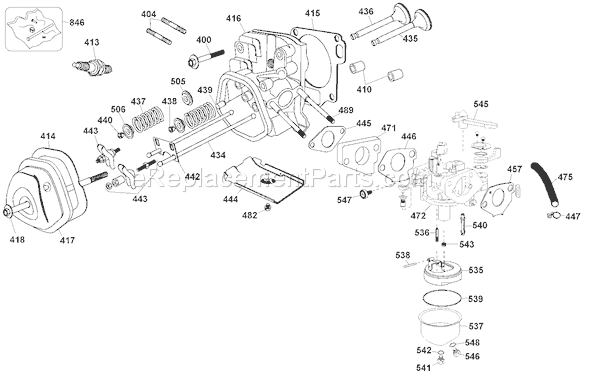 Page A Diagram and Parts List for D55690 Type 1 DeWALT Compressor