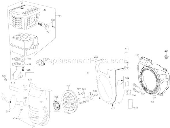 Page F Diagram and Parts List for D55695 Type 1 DeWALT Compressor