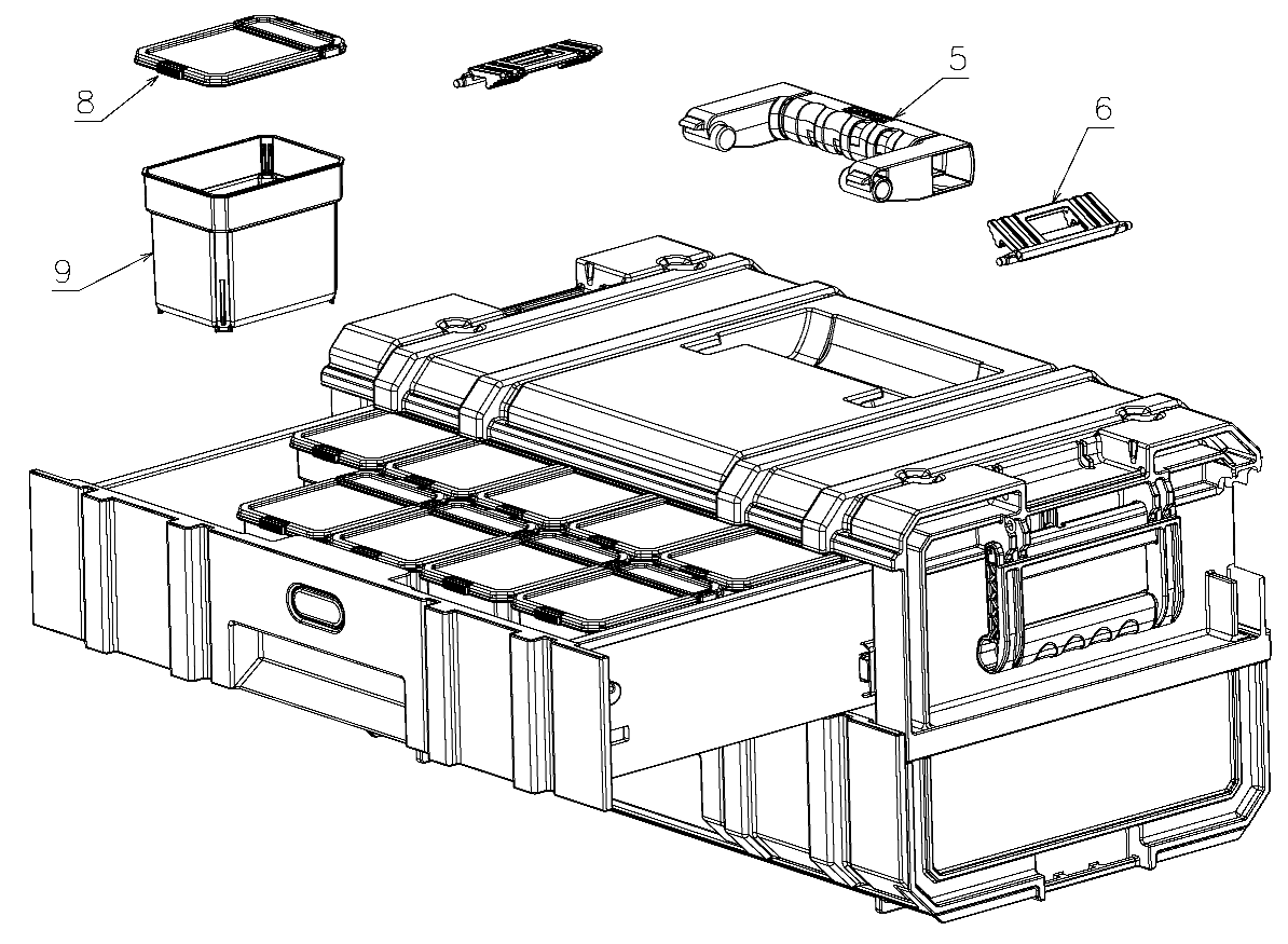 Default Diagram and Parts List for DWST08225 Type 0 DeWALT Miscellaneous