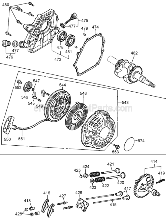 Page E Diagram and Parts List for DG2900 Type 1 DeWALT Generator