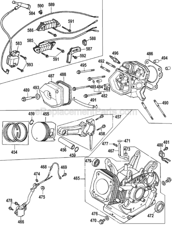 Page E Diagram and Parts List for DG6000 Type 1 DeWALT Generator