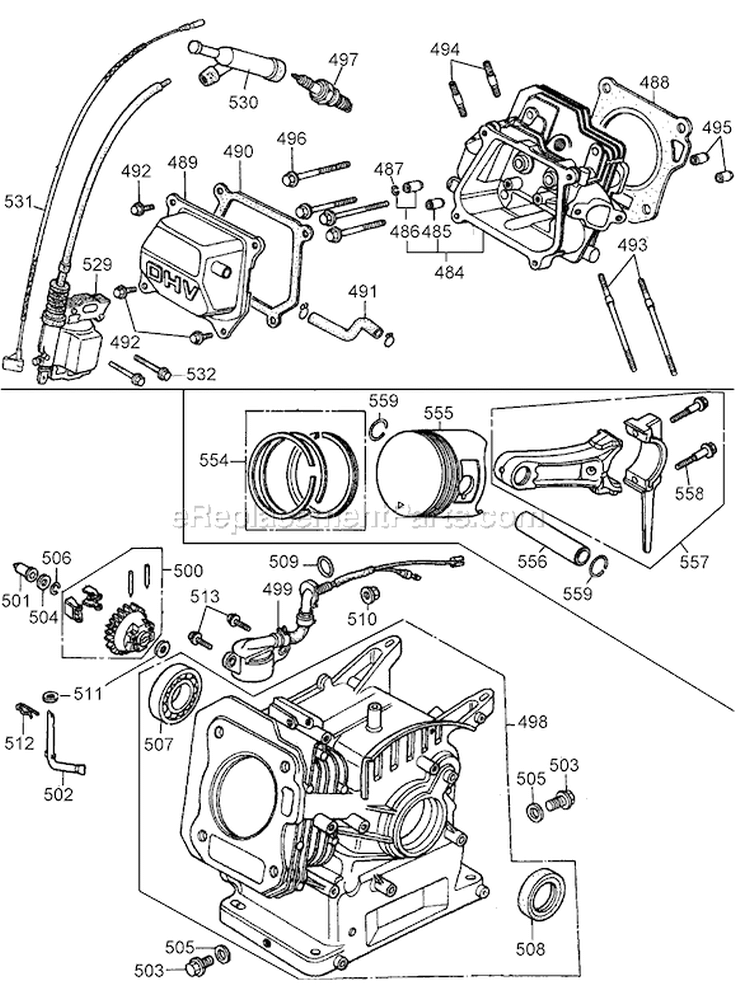 Page A Diagram and Parts List for DP2800A Type 2 DeWALT Pressure Washer