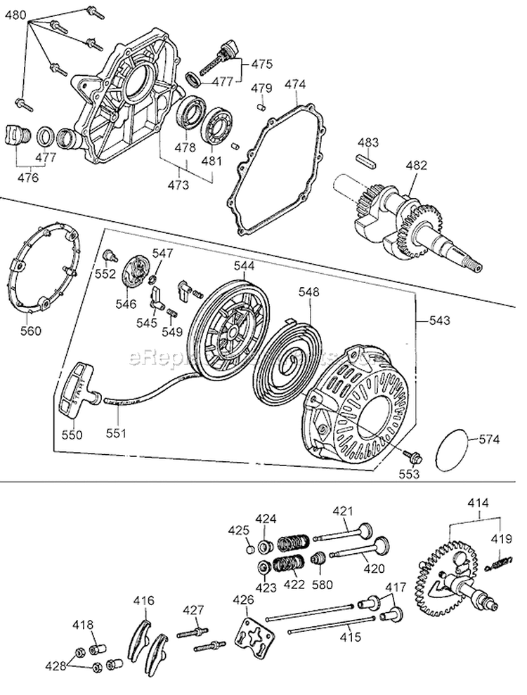 Page C Diagram and Parts List for DP2800A Type 2 DeWALT Pressure Washer