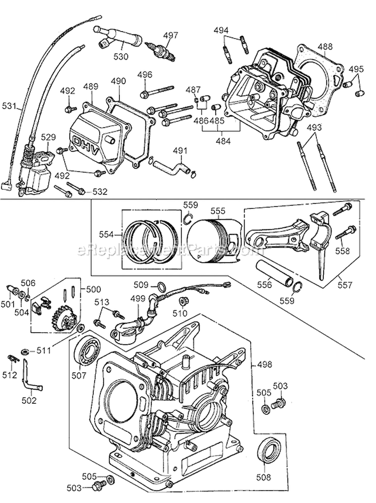 Page A Diagram and Parts List for DP2800 Type 1 DeWALT Pressure Washer