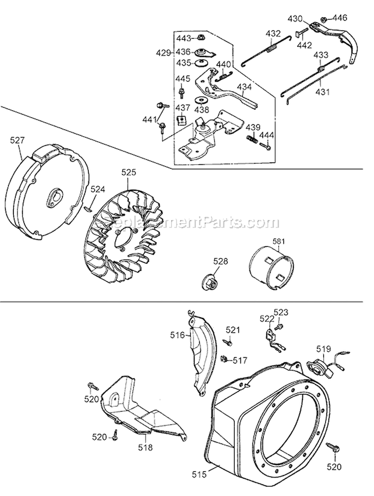 Page D Diagram and Parts List for DP2800 Type 1 DeWALT Pressure Washer