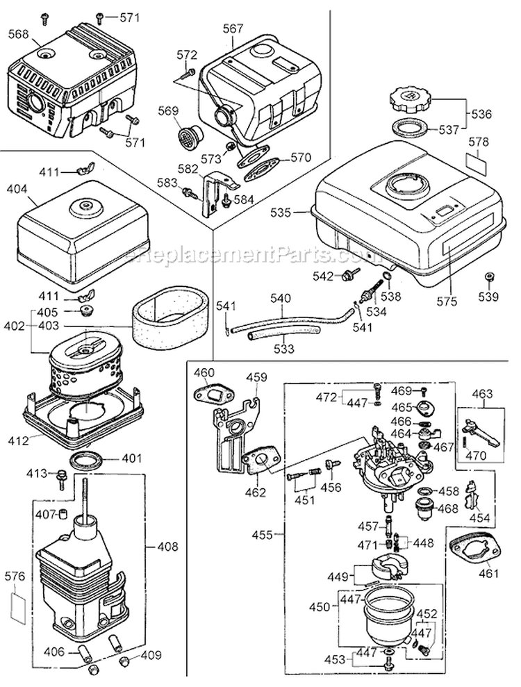 Page B Diagram and Parts List for DP3100 Type 2 DeWALT Pressure Washer