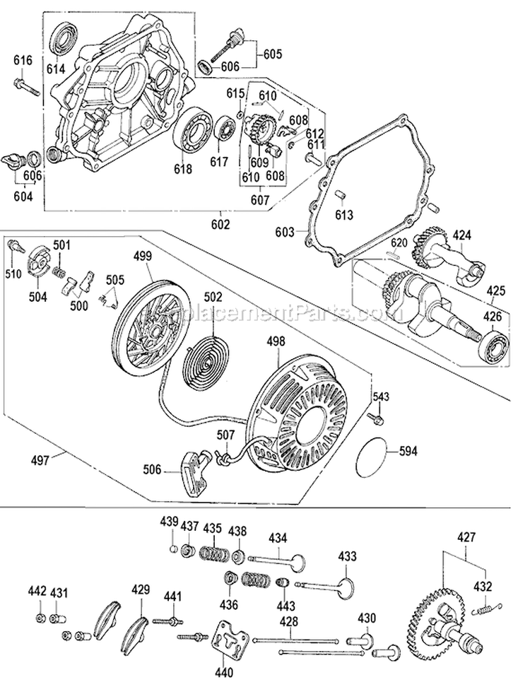 Page B Diagram and Parts List for DP3700 Type 2 DeWALT Pressure Washer