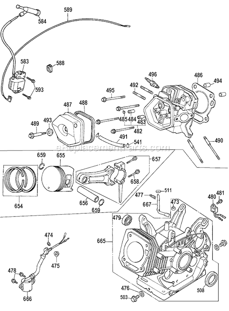 Page C Diagram and Parts List for DP3700 Type 2 DeWALT Pressure Washer