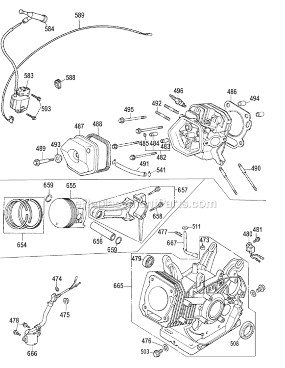 Page D Diagram and Parts List for DP3750 Type 1 DeWALT Pressure Washer